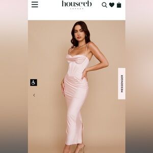 House of cb Charmaine dress worn once perfect condition